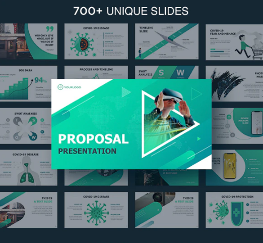 Modern PowerPoint Template Design for Business Proposal