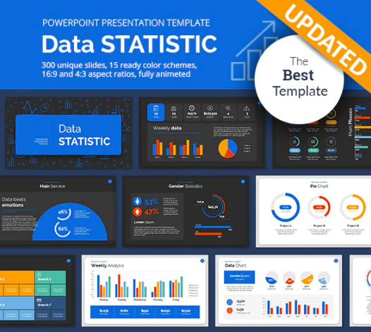 Download Statistics PowerPoint Template