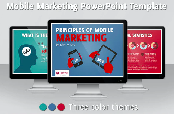 Best Mobile Marketing PPT Presentation Template