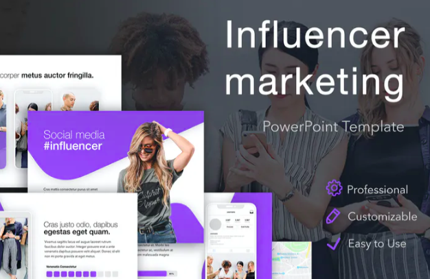 Influencer Marketing PowerPoint Presentation Template