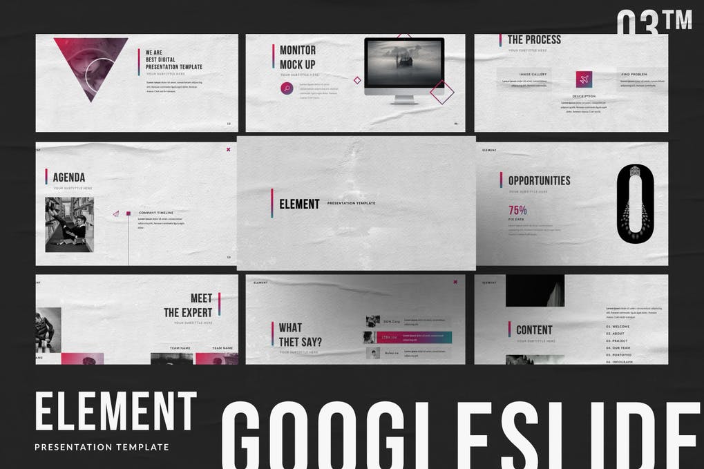 Simple Design Google Slides for Branding