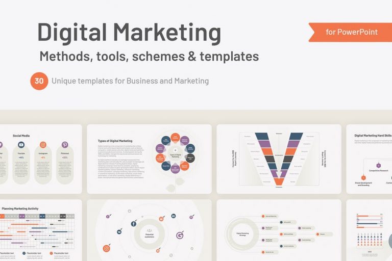 20+ Editable Digital Marketing PowerPoint Templates | SlidesGobo