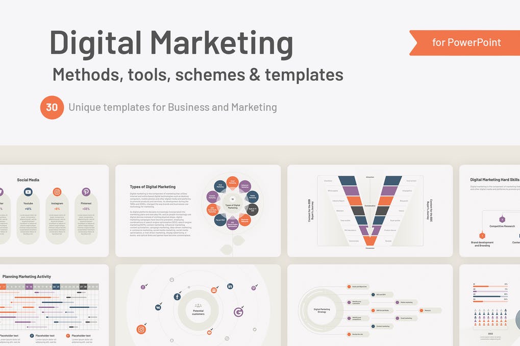 PPT Template for Digital Marketing Services