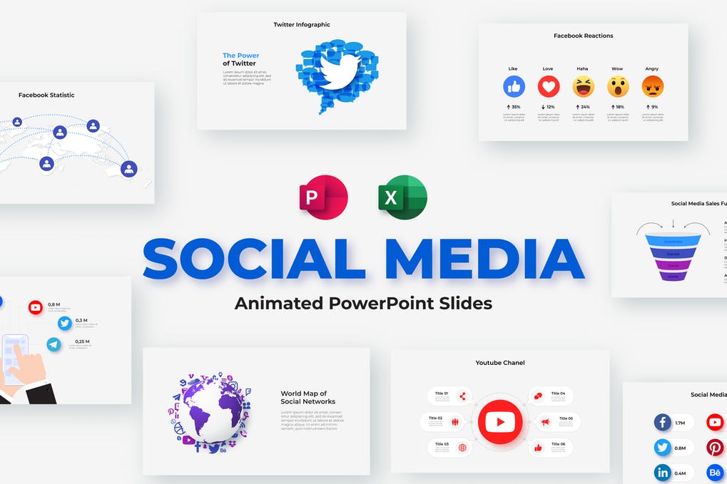 Social Media Animated PowerPoint Presentation