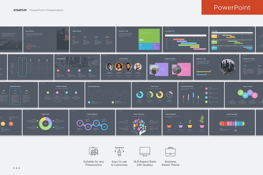 Simple Startup Presentation Template